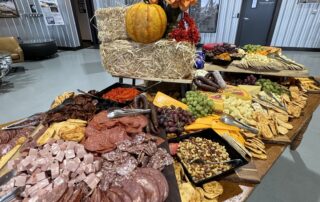 Inovo kitchen Corporate Catering Meat Fruit and Cheese Display