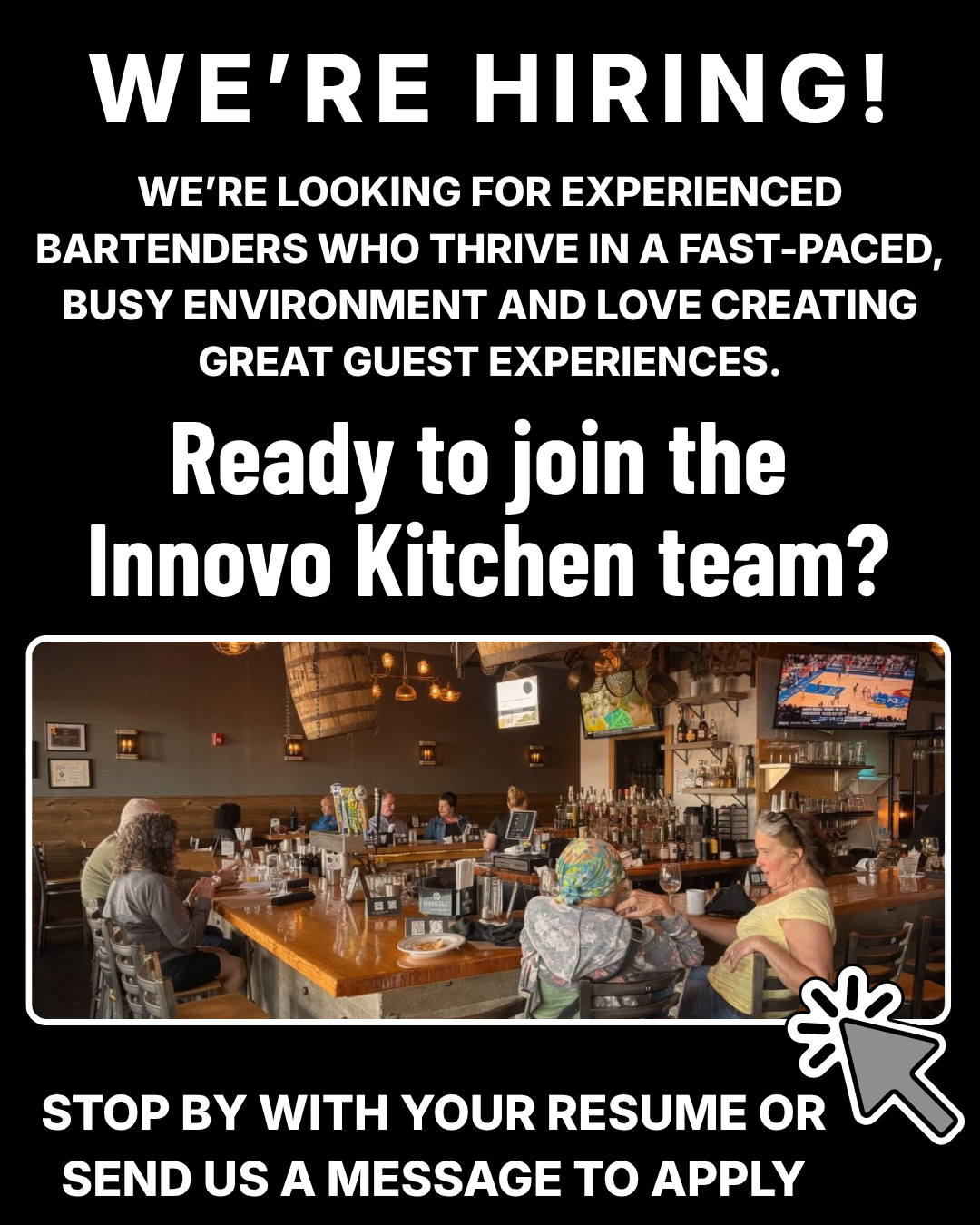 WE’RE HIRING!